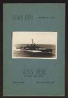 Souvenir war record for USS Blue (DD-744)